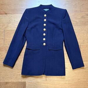 Ralph lauren navy blue blazer
